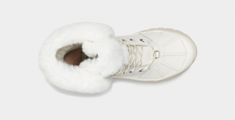 Ugg Yose Fluff Stövlar Dam Vita | XZ8723964