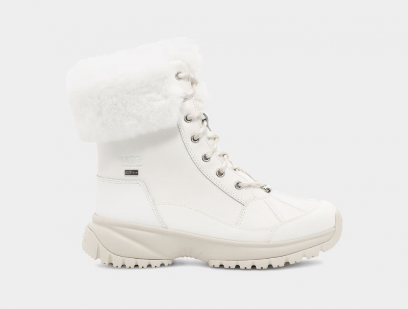 Ugg Yose Fluff Stövlar Dam Vita | XZ8723964